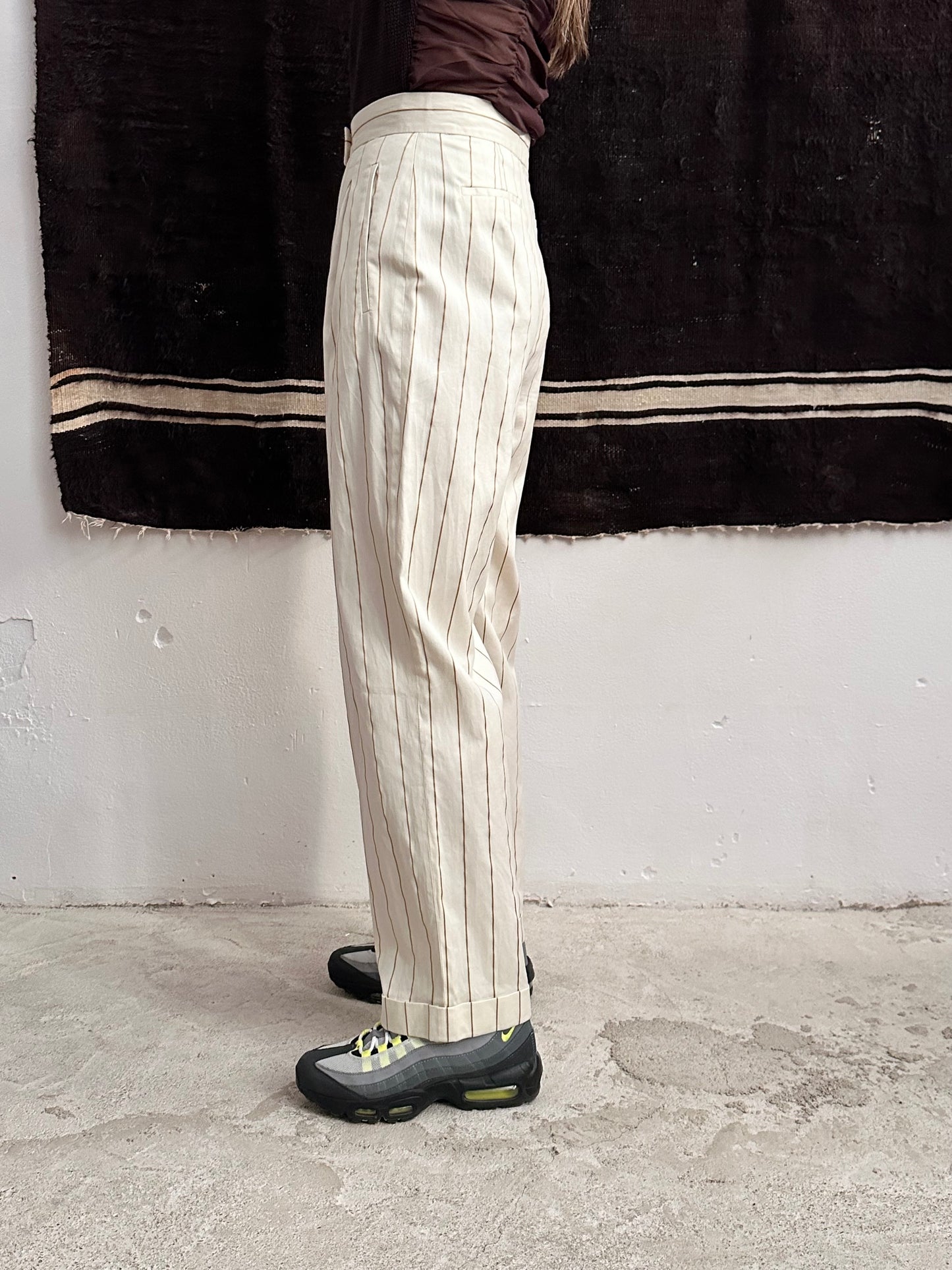 striped summer trouser