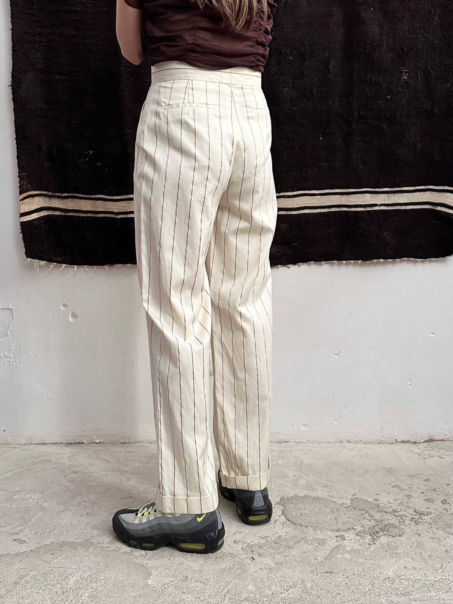 striped summer trouser