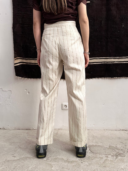 striped summer trouser
