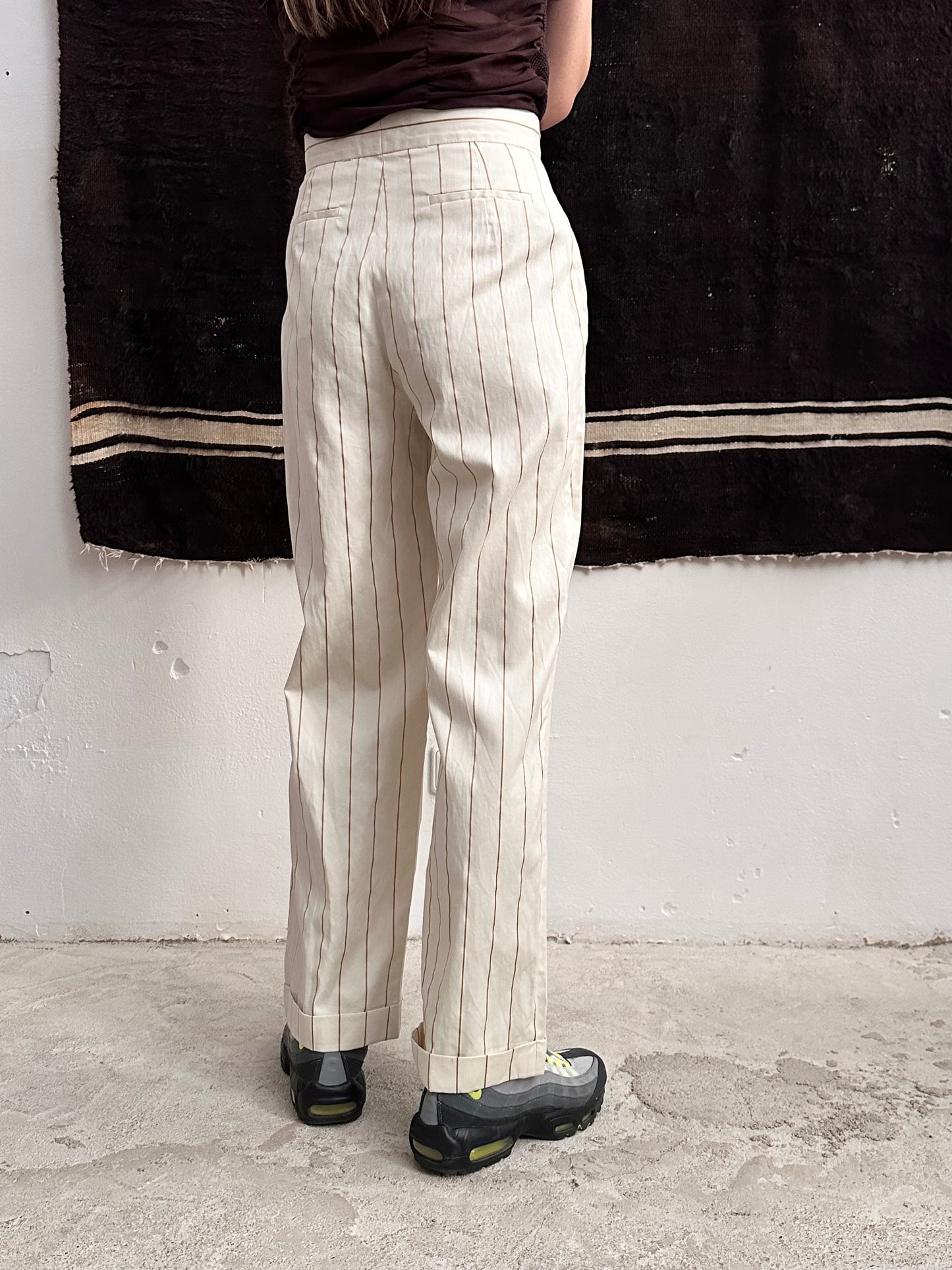 striped summer trouser