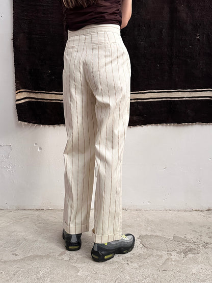 striped summer trouser