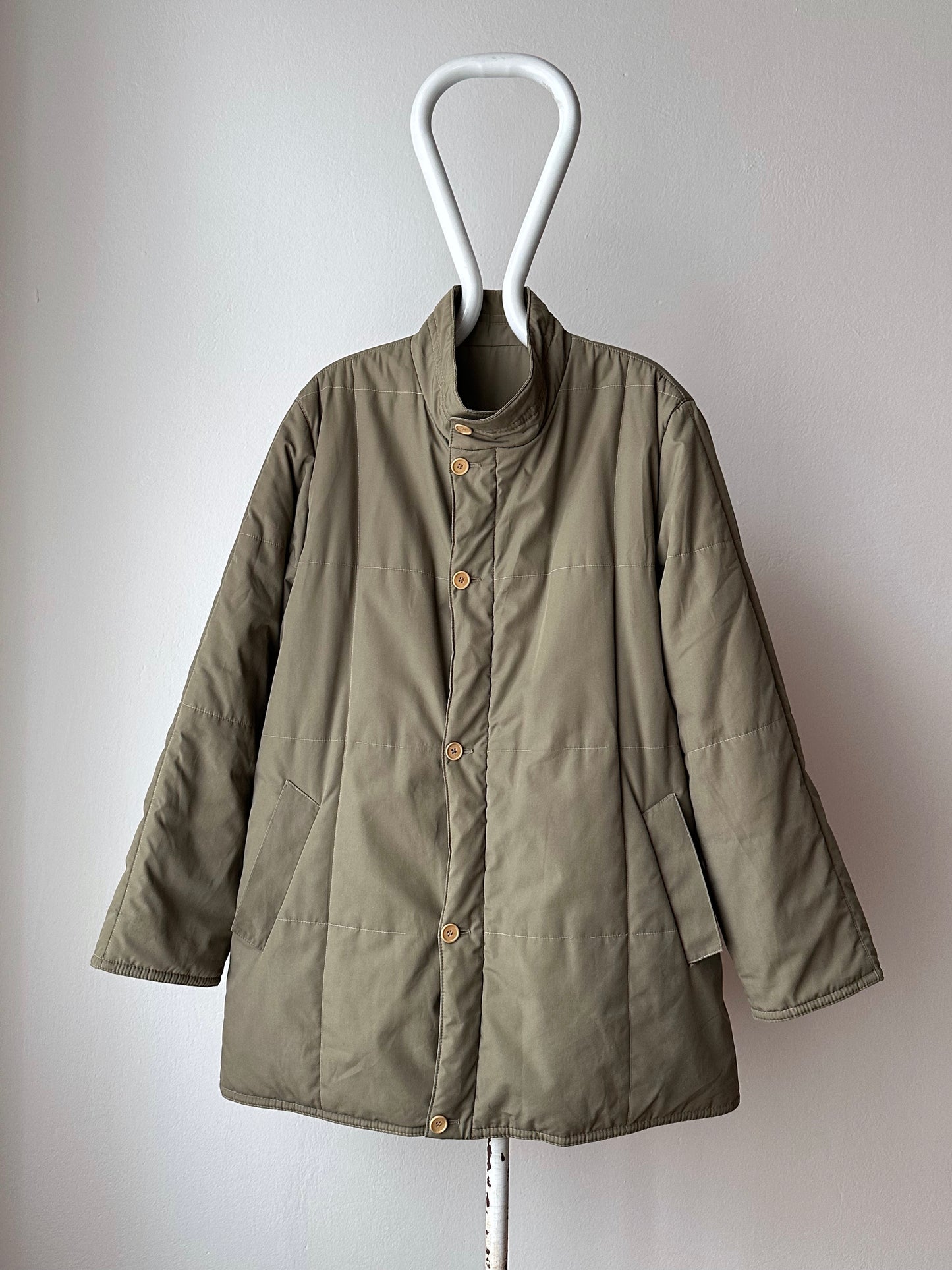 60s Italy reversible puffer jacket