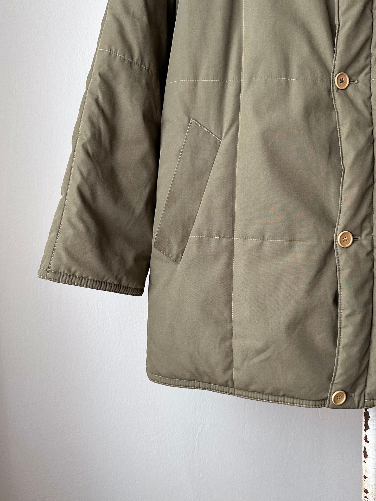 60s Italy reversible puffer jacket