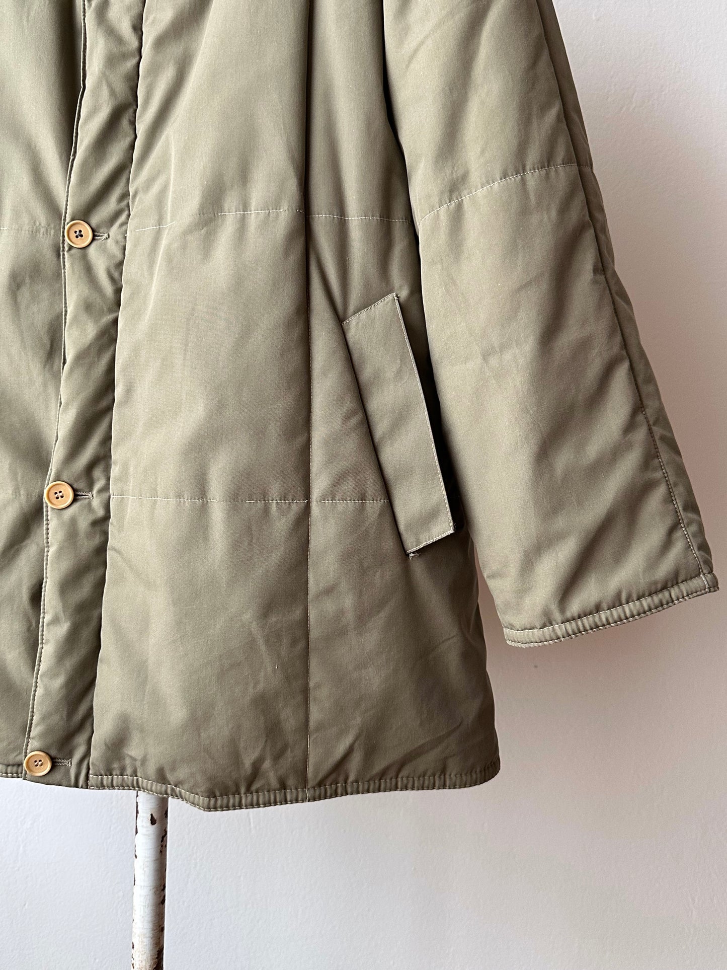 60s Italy reversible puffer jacket