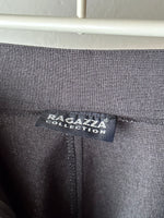 charcoal wide poly slacks W28