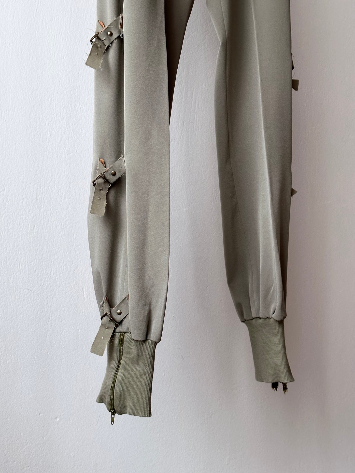 90s Italy side belt trouser