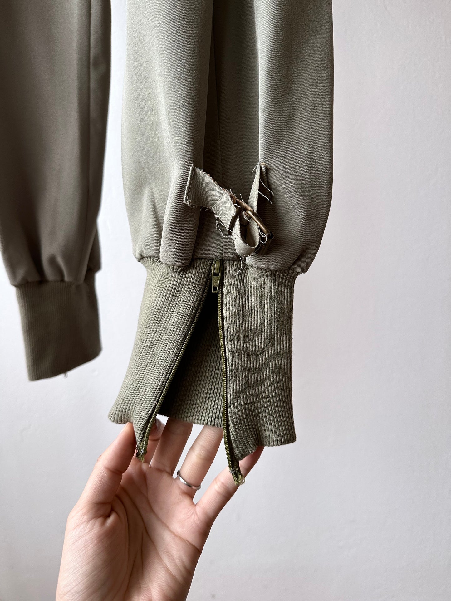 90s Italy side belt trouser
