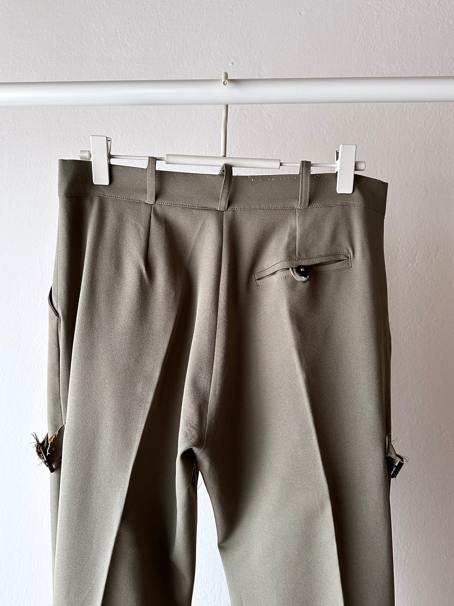 90s Italy side belt trouser