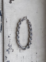 Italy 925 twist rope bracelet