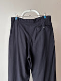 90s Black viscose/poly trouser - w30