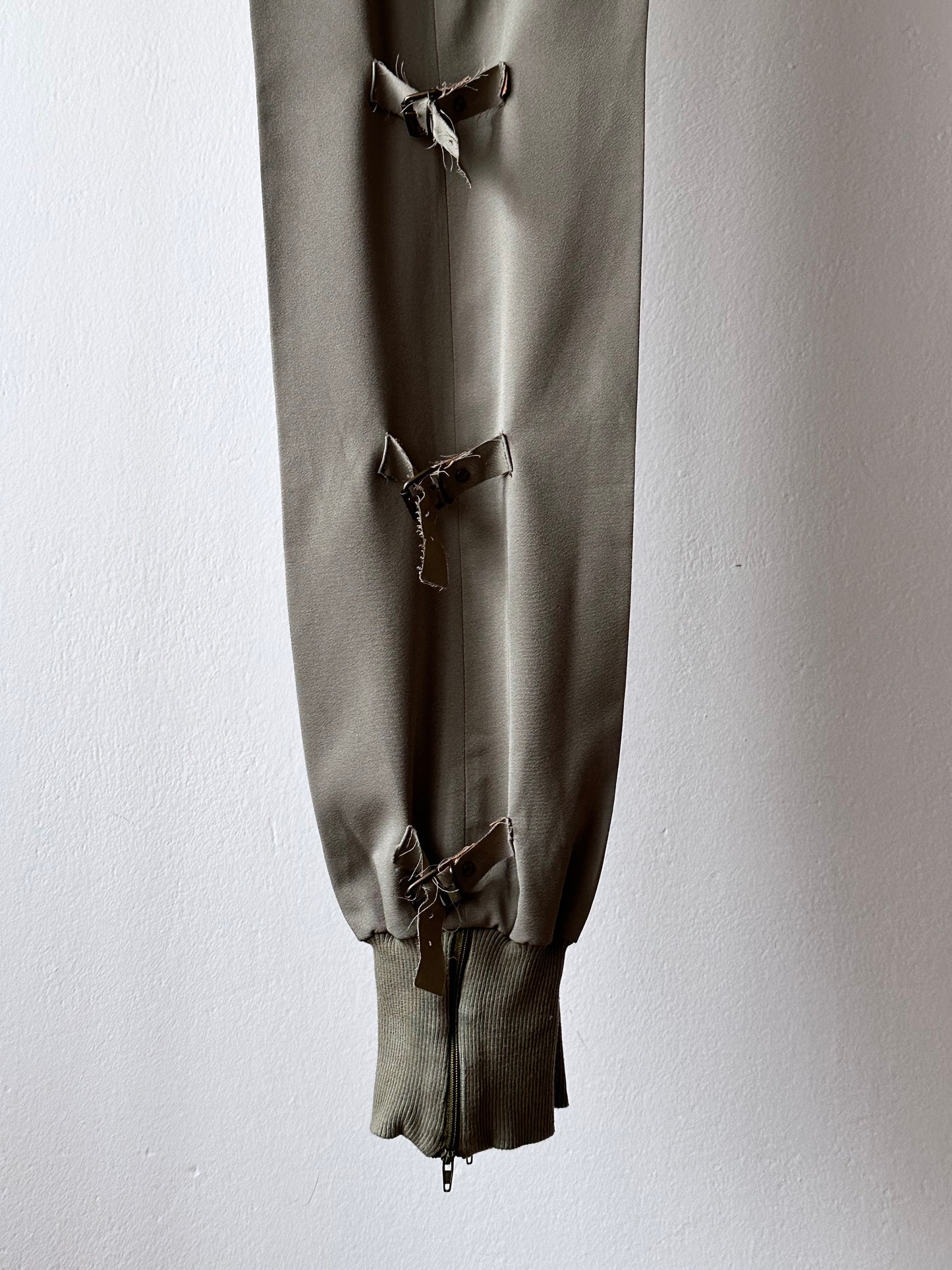 90s Italy side belt trouser