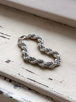 Italy 925 twist rope bracelet