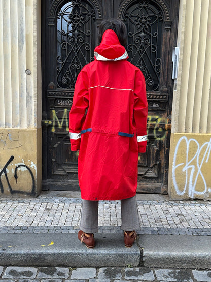 1990s Patagonia Sailing Jacket Smock Red 90年代 パタゴニア セーリング ナイロン 赤 レア Toto Praha Vintage clothing shop Antique shop 古着屋 プラハ Showroom appointment Prague ユーロ古着 ヨーロッパ古着 古着卸 ヴィンテージ