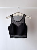 black mesh tank