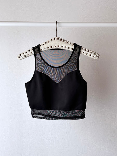 black mesh tank