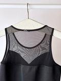 black mesh tank