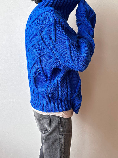 Vintage handmade zipup sweater