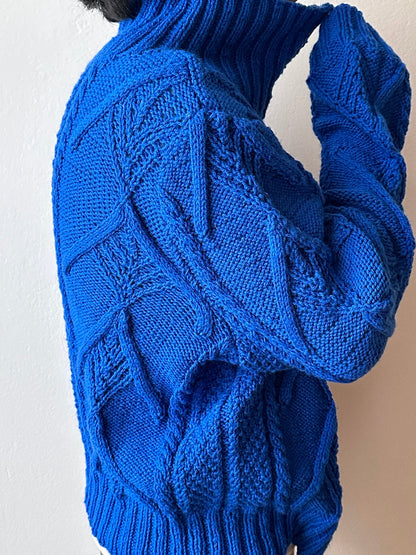 Vintage handmade zipup sweater