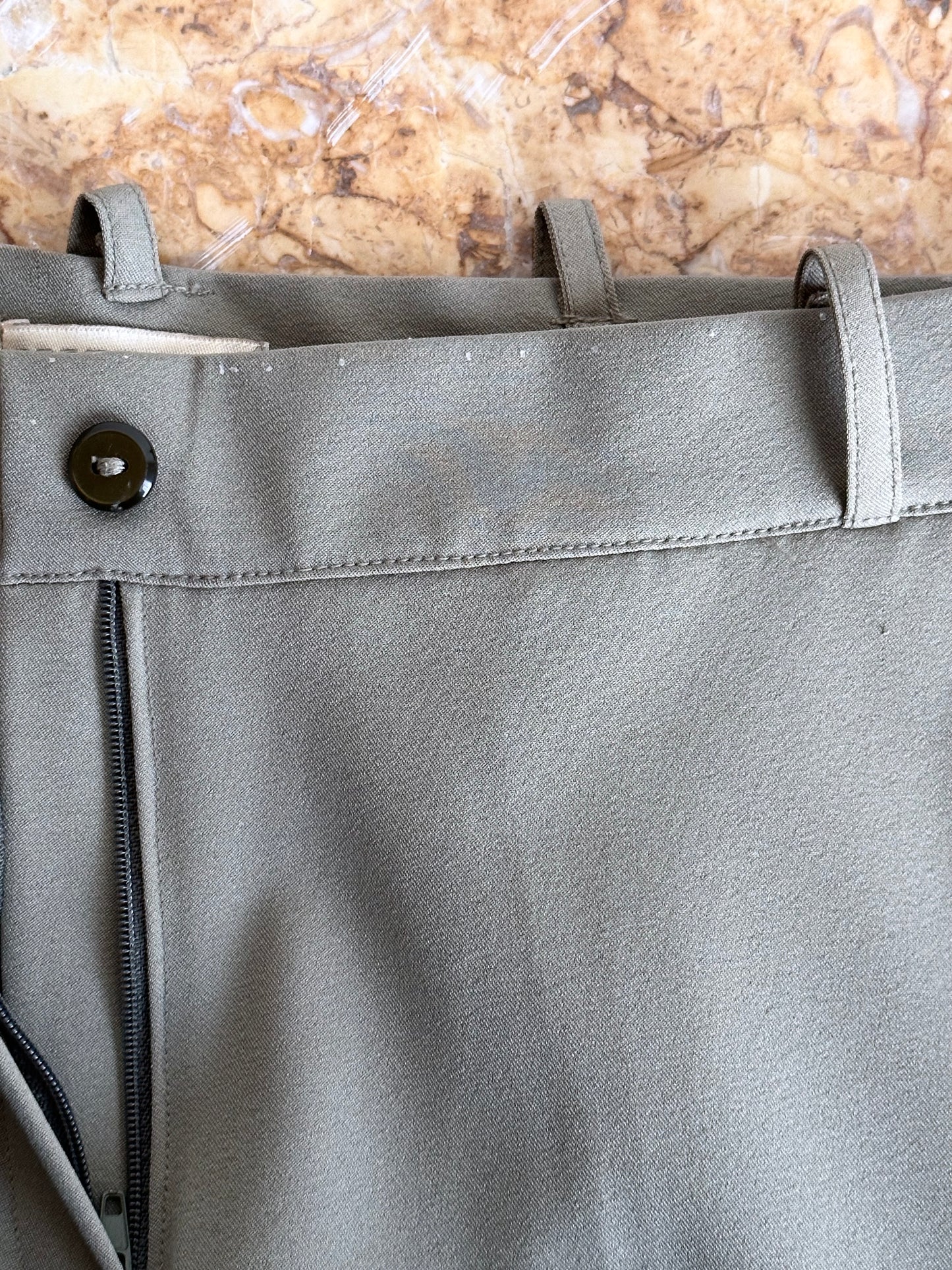 90s Italy side belt trouser