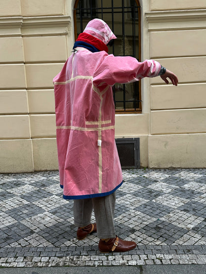 1990s Patagonia Sailing Jacket Smock Red 90年代 パタゴニア セーリング ナイロン 赤 レア Toto Praha Vintage clothing shop Antique shop 古着屋 プラハ Showroom appointment Prague ユーロ古着 ヨーロッパ古着 古着卸 ヴィンテージ