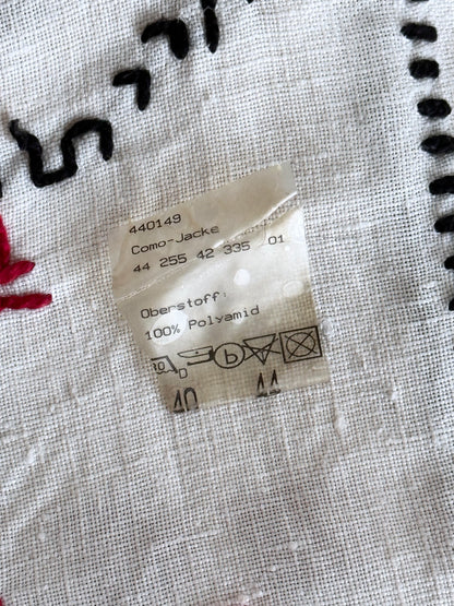 nylon sheer jacket with draw strings