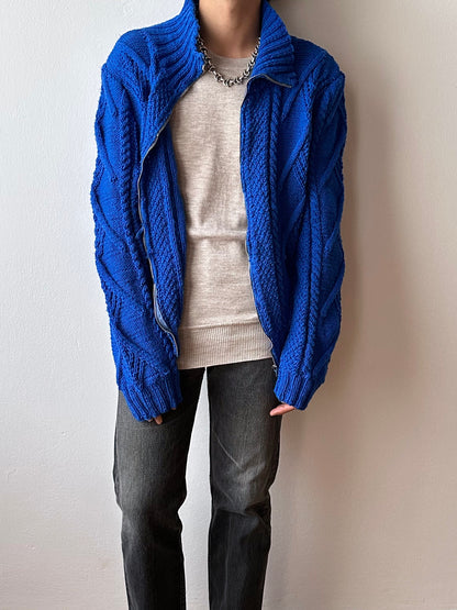 Vintage handmade zipup sweater