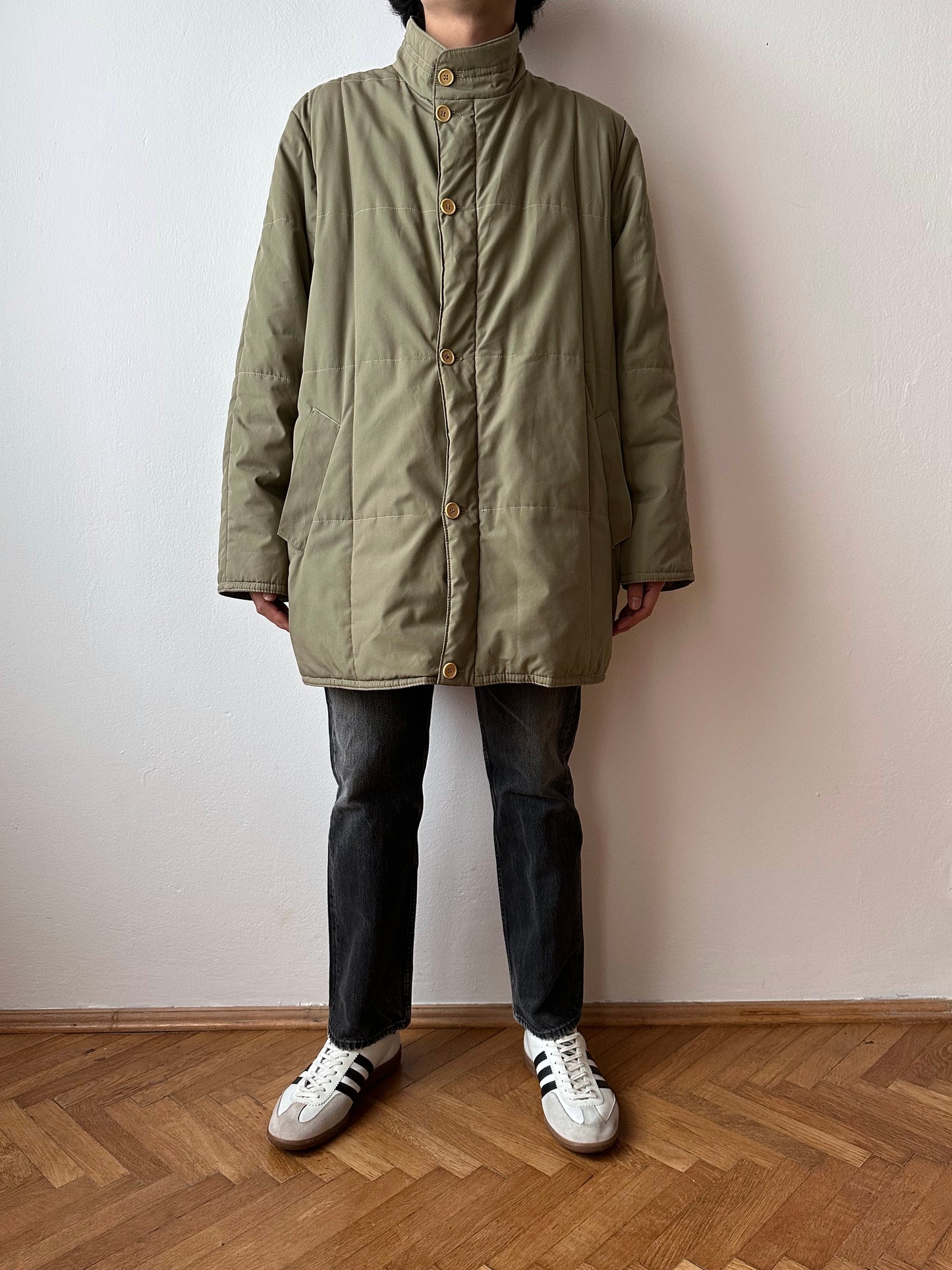 60s Italy reversible puffer jacket