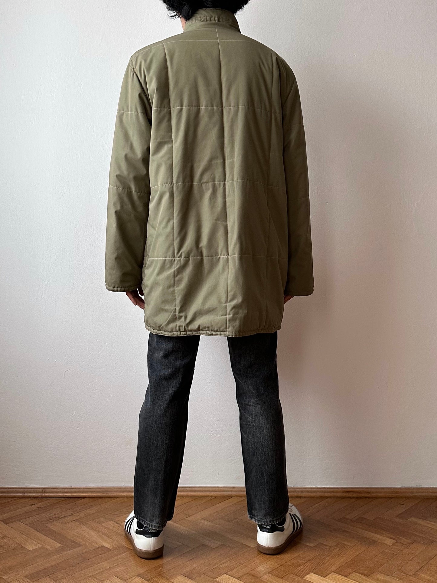 60s Italy reversible puffer jacket
