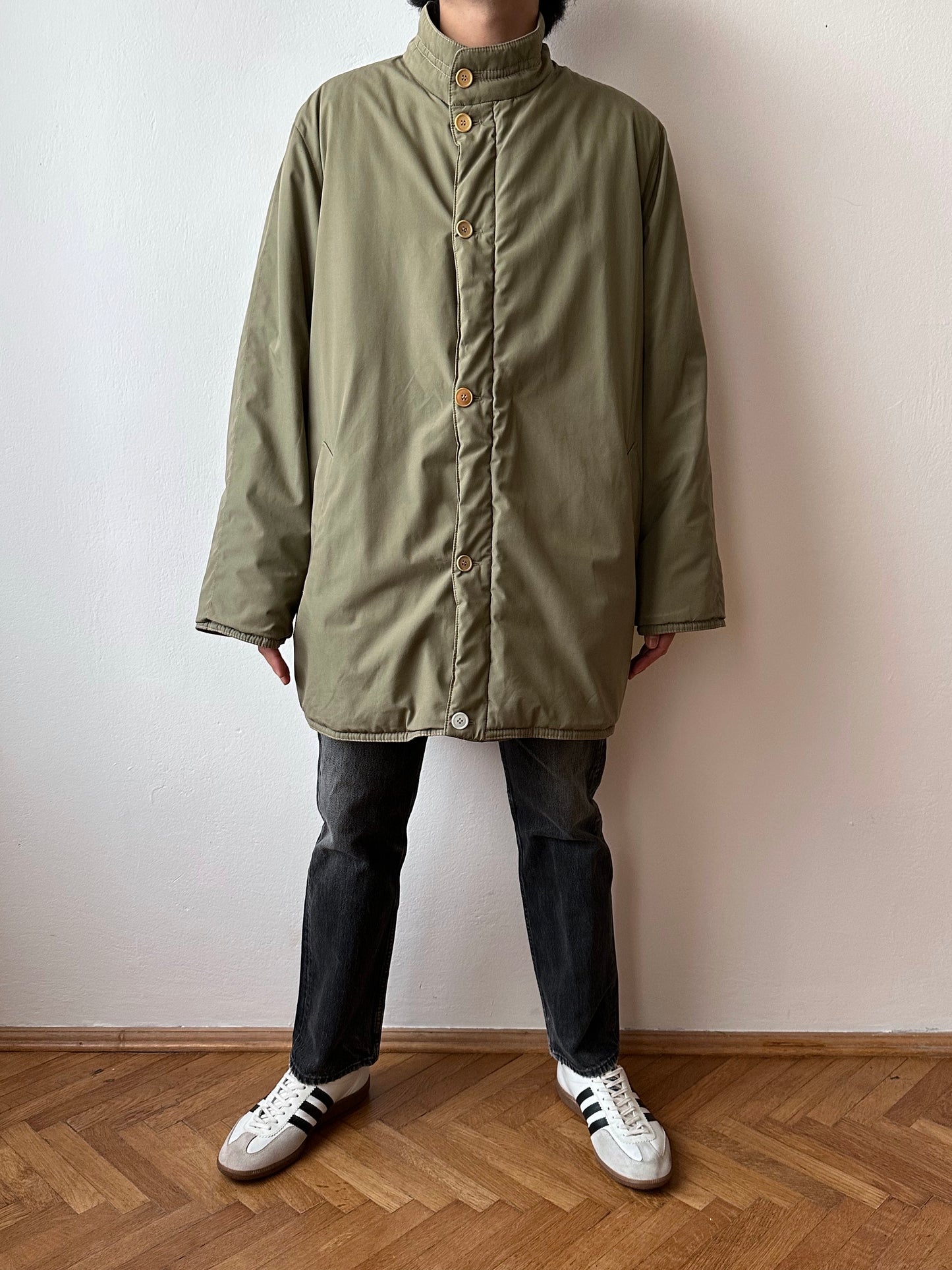 60s Italy reversible puffer jacket