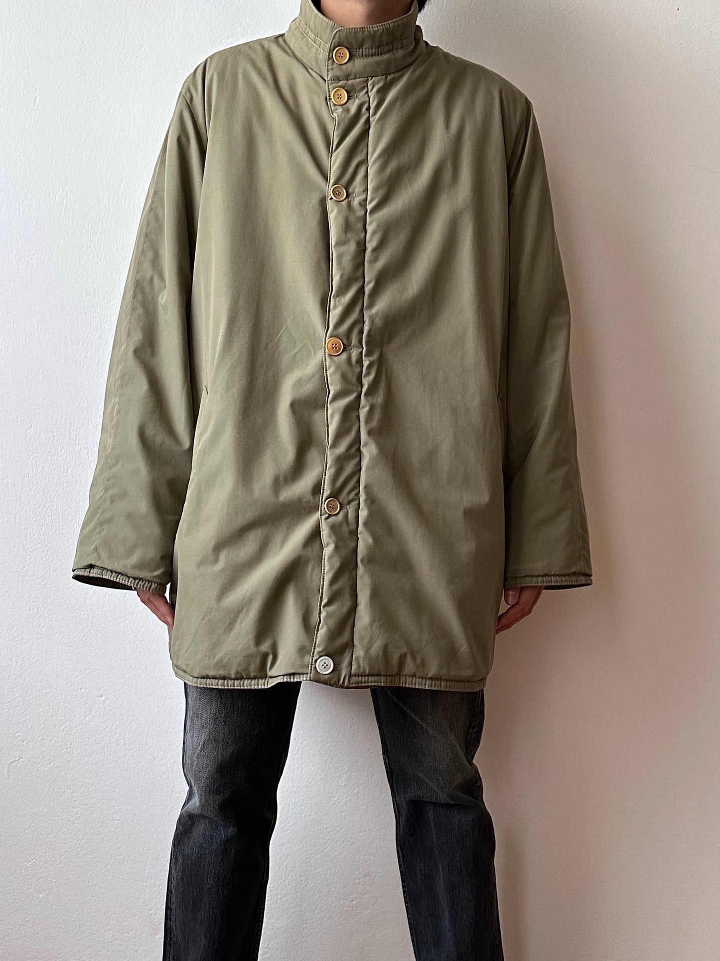 60s Italy reversible puffer jacket