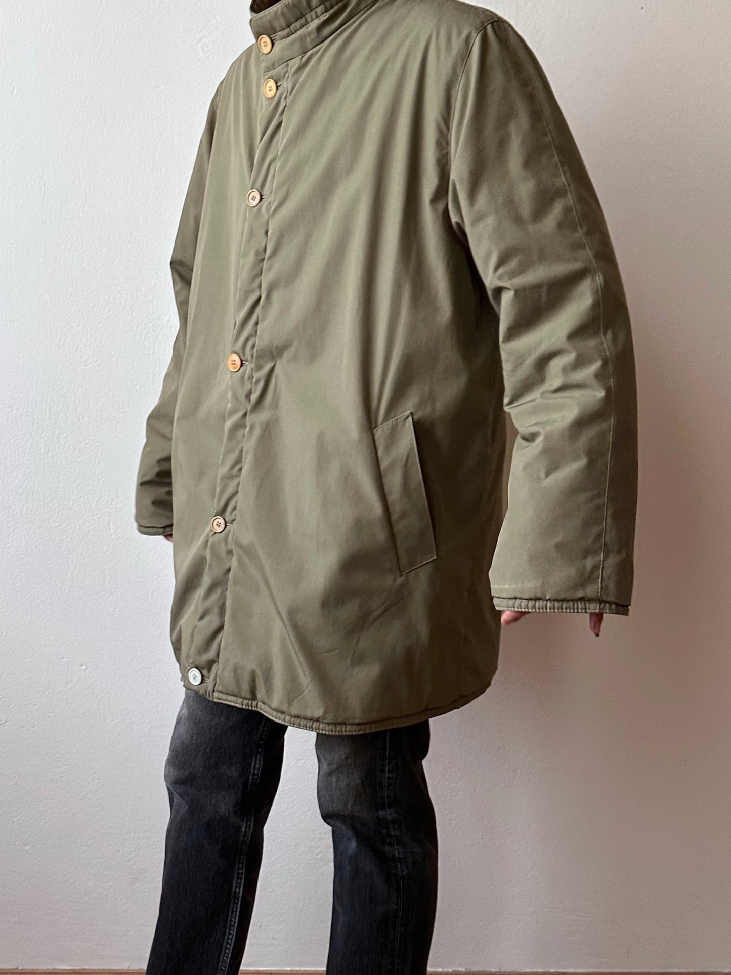 60s Italy reversible puffer jacket
