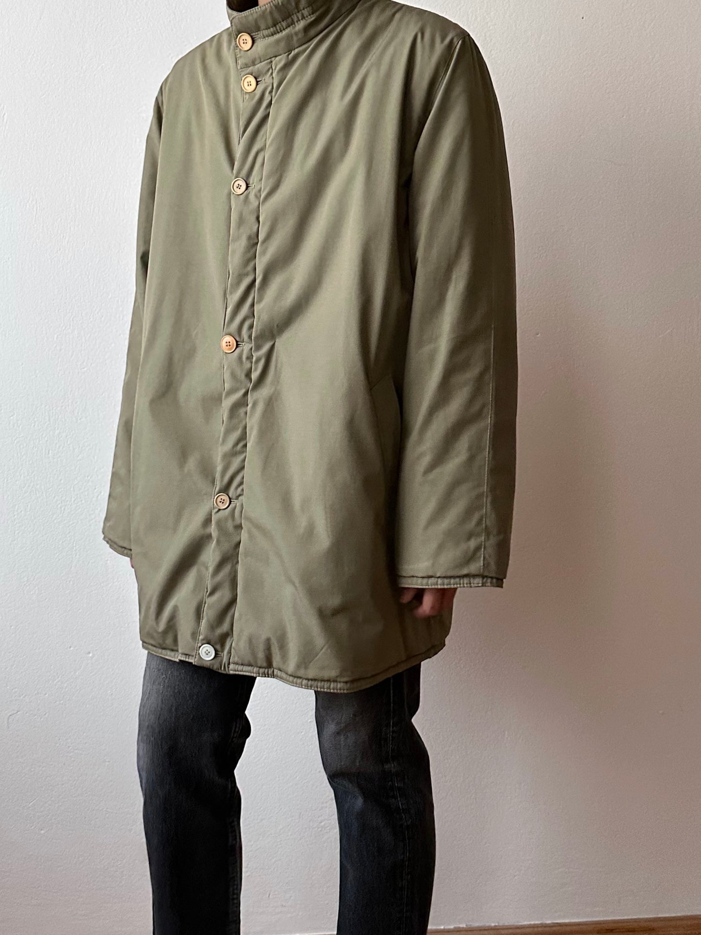 60s Italy reversible puffer jacket