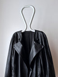 90s leather jacket in 2way