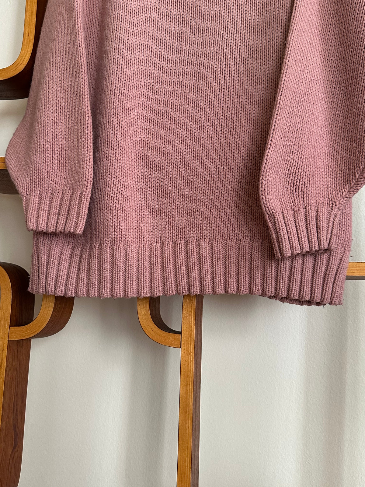 1990s 90年代 Stone Island ストーンアイランド Massimo Osti Wool Jumper ウール ニット セーター Pink ピンク マッシモオスティ Toto Praha Vintage clothing shop Antique shop 古着屋 プラハ Showroom appointment Prague ユーロ古着 ヨーロッパ古着 古着卸 ヴィンテージ