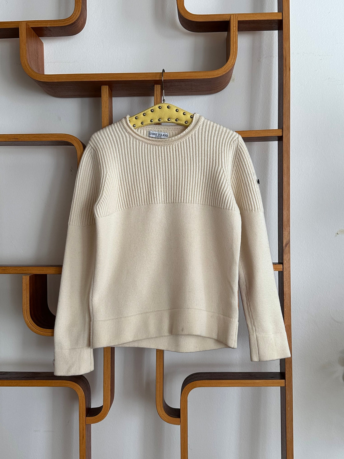 Stone Island ストーンアイランド Massimo Osti Wool Jumper ウール ニット セータ Toto Praha Vintage clothing shop Antique shop 古着屋 プラハ Showroom appointment Prague ユーロ古着 ヨーロッパ古着 古着卸 ヴィンテージ