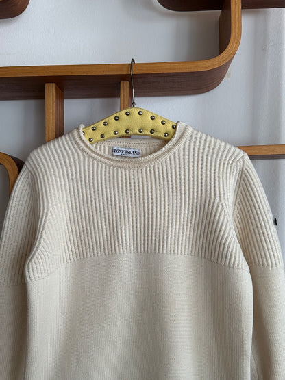 Stone Island ストーンアイランド Massimo Osti Wool Jumper ウール ニット セータ Toto Praha Vintage clothing shop Antique shop 古着屋 プラハ Showroom appointment Prague ユーロ古着 ヨーロッパ古着 古着卸 ヴィンテージ