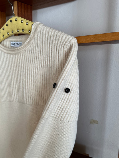 Stone Island ストーンアイランド Massimo Osti Wool Jumper ウール ニット セータ Toto Praha Vintage clothing shop Antique shop 古着屋 プラハ Showroom appointment Prague ユーロ古着 ヨーロッパ古着 古着卸 ヴィンテージ