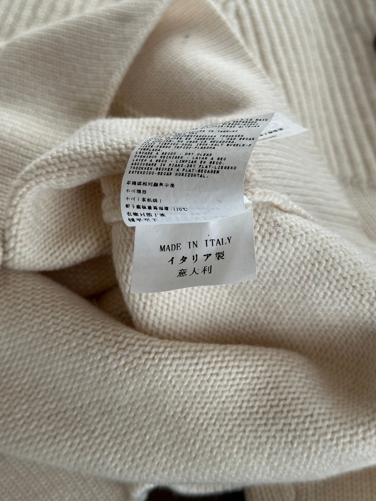 aw'10 Stone Islana Wool Jumper