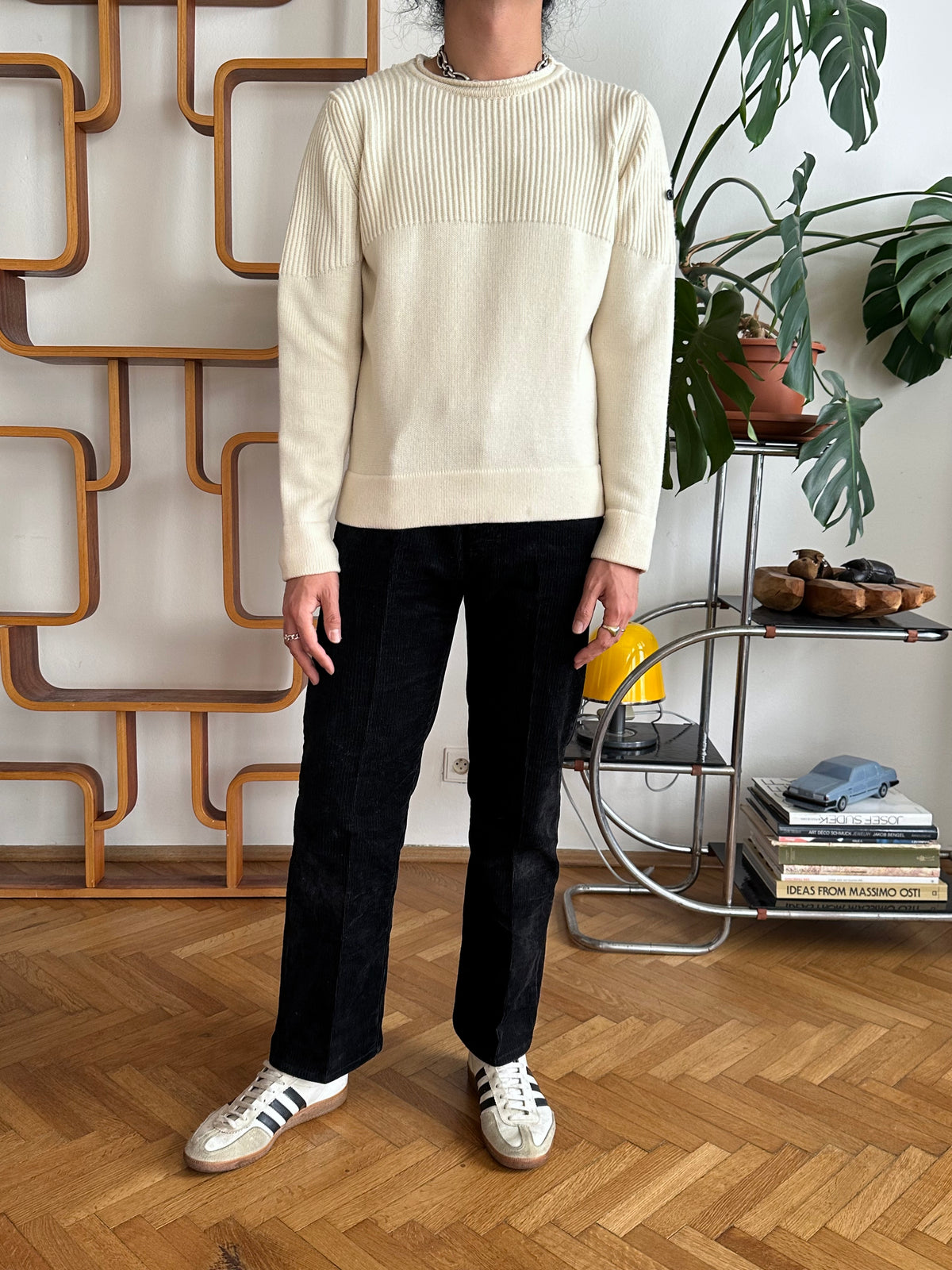 Stone Island ストーンアイランド Massimo Osti Wool Jumper ウール ニット セータ Toto Praha Vintage clothing shop Antique shop 古着屋 プラハ Showroom appointment Prague ユーロ古着 ヨーロッパ古着 古着卸 ヴィンテージ