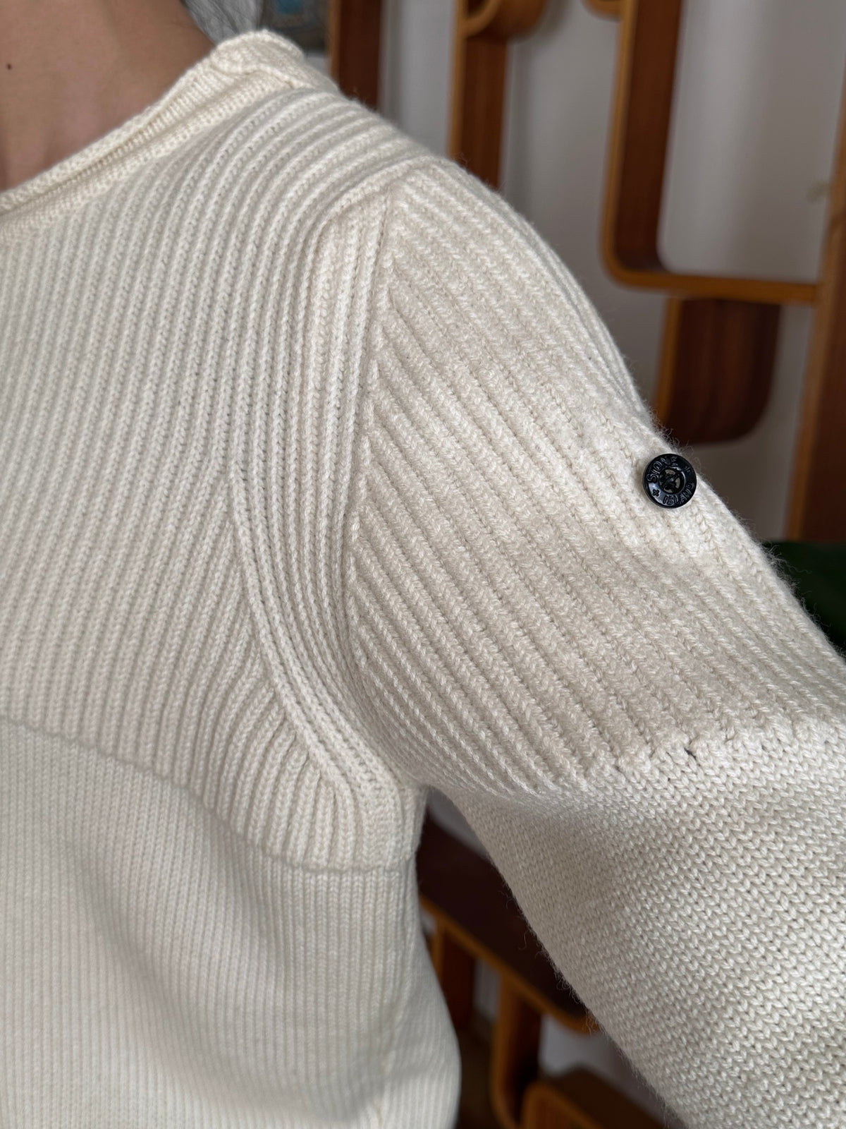 Stone Island ストーンアイランド Massimo Osti Wool Jumper ウール ニット セータ Toto Praha Vintage clothing shop Antique shop 古着屋 プラハ Showroom appointment Prague ユーロ古着 ヨーロッパ古着 古着卸 ヴィンテージ