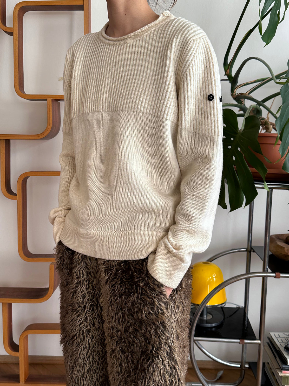 Stone Island ストーンアイランド Massimo Osti Wool Jumper ウール ニット セータ Toto Praha Vintage clothing shop Antique shop 古着屋 プラハ Showroom appointment Prague ユーロ古着 ヨーロッパ古着 古着卸 ヴィンテージ