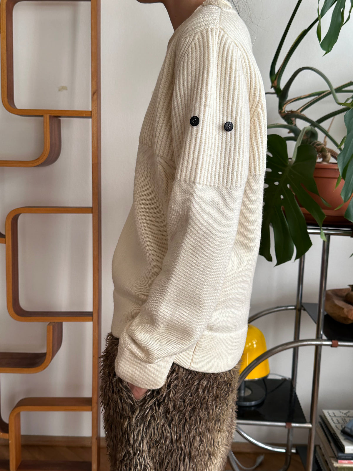 Stone Island ストーンアイランド Massimo Osti Wool Jumper ウール ニット セータ Toto Praha Vintage clothing shop Antique shop 古着屋 プラハ Showroom appointment Prague ユーロ古着 ヨーロッパ古着 古着卸 ヴィンテージ