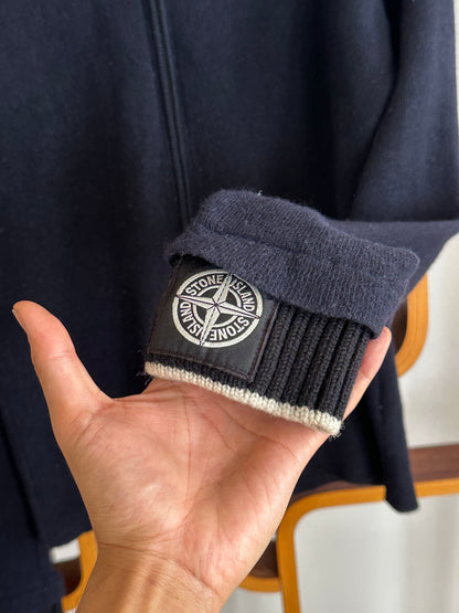 Stone Island ストーンアイランド Massimo Osti Wool Jumper ウール ニット セータ 紺色 Navy Toto Praha Vintage clothing shop Antique shop 古着屋 プラハ Showroom appointment Prague ユーロ古着 ヨーロッパ古着 古着卸 ヴィンテージ
