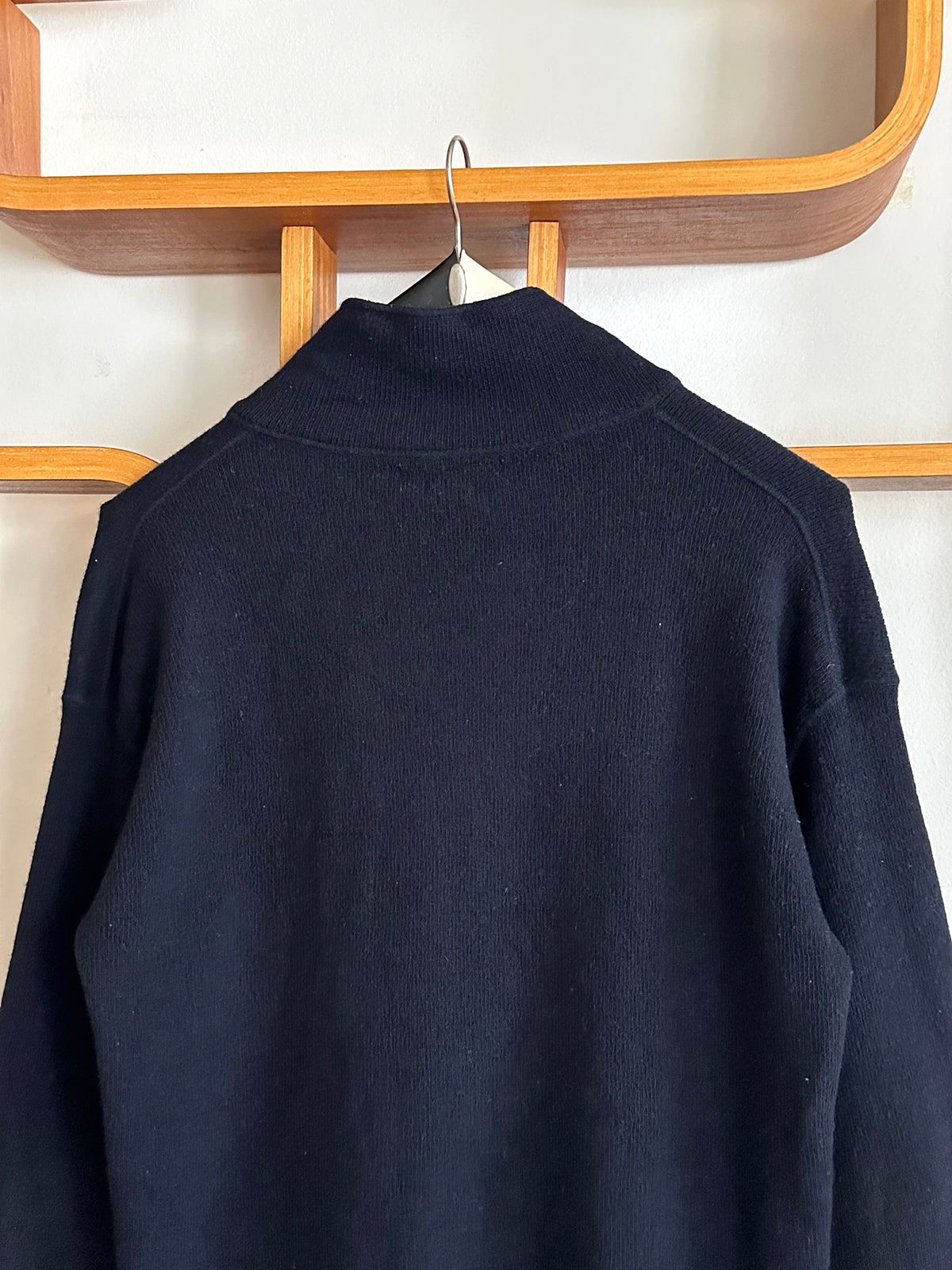 Stone Island ストーンアイランド Massimo Osti Wool Jumper ウール ニット セータ 紺色 Navy Toto Praha Vintage clothing shop Antique shop 古着屋 プラハ Showroom appointment Prague ユーロ古着 ヨーロッパ古着 古着卸 ヴィンテージ