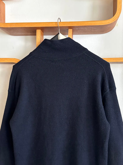 Stone Island ストーンアイランド Massimo Osti Wool Jumper ウール ニット セータ 紺色 Navy Toto Praha Vintage clothing shop Antique shop 古着屋 プラハ Showroom appointment Prague ユーロ古着 ヨーロッパ古着 古着卸 ヴィンテージ