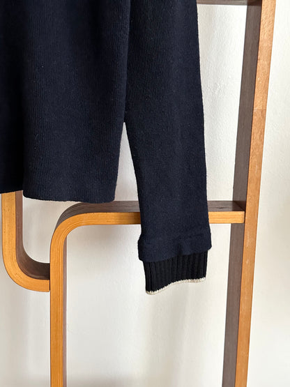Stone Island ストーンアイランド Massimo Osti Wool Jumper ウール ニット セータ 紺色 Navy Toto Praha Vintage clothing shop Antique shop 古着屋 プラハ Showroom appointment Prague ユーロ古着 ヨーロッパ古着 古着卸 ヴィンテージ