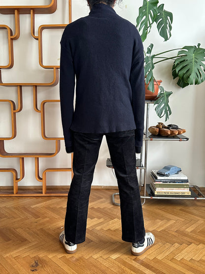 Stone Island ストーンアイランド Massimo Osti Wool Jumper ウール ニット セータ 紺色 Navy Toto Praha Vintage clothing shop Antique shop 古着屋 プラハ Showroom appointment Prague ユーロ古着 ヨーロッパ古着 古着卸 ヴィンテージ