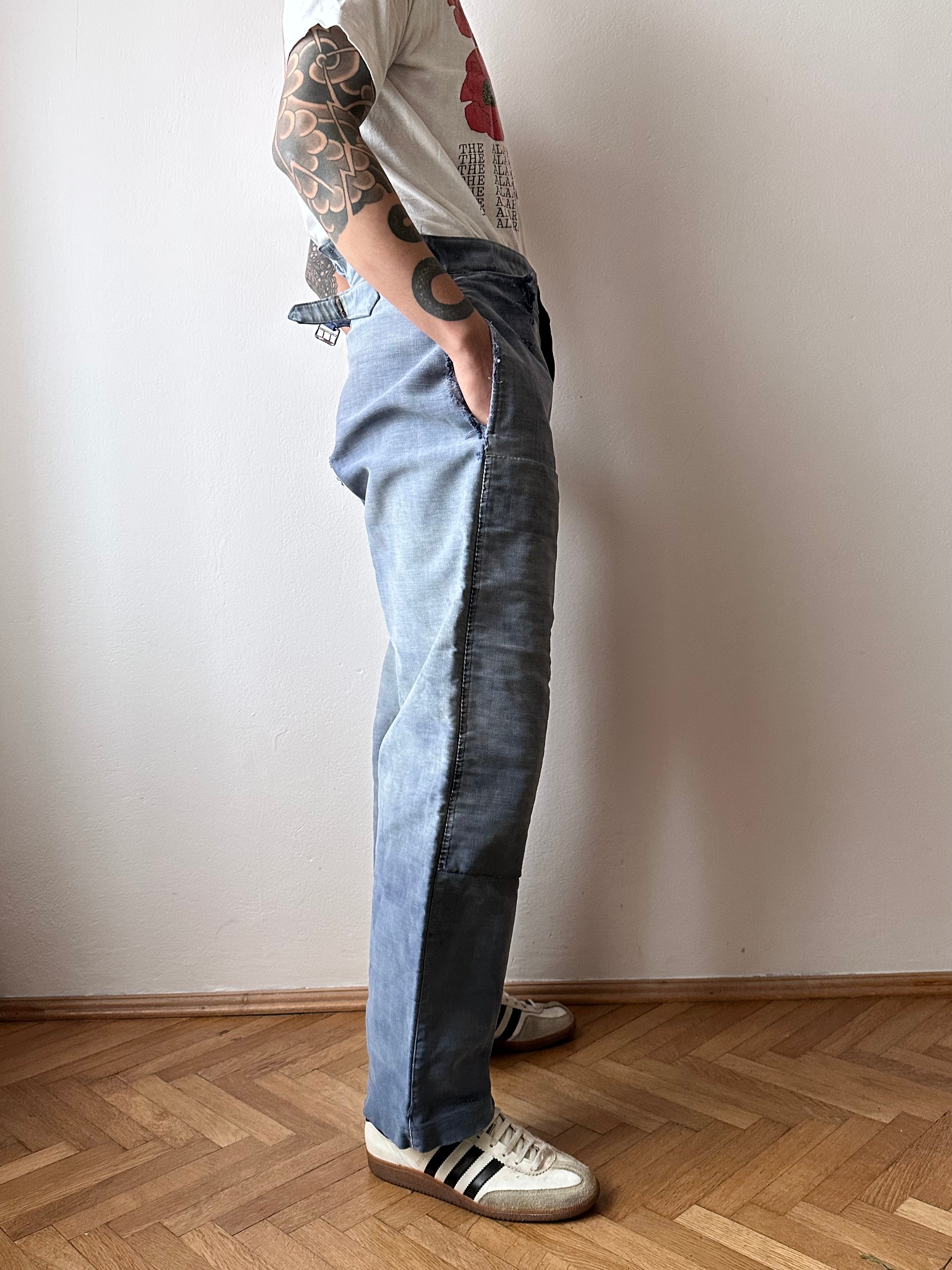 40s French moleskin work trouser – TOTO
