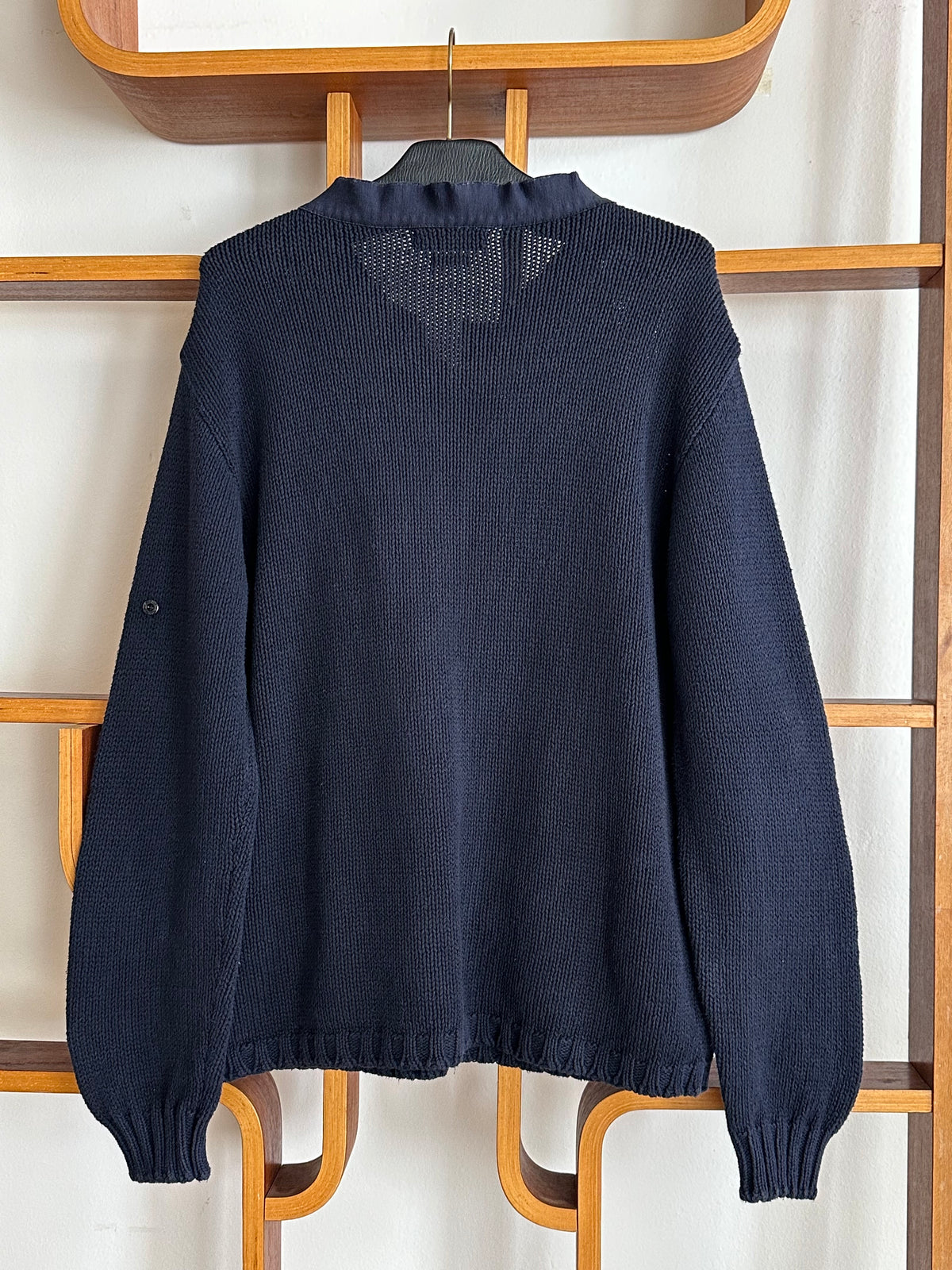 SS'01 Stone Island Cotton Zip Up Jumper