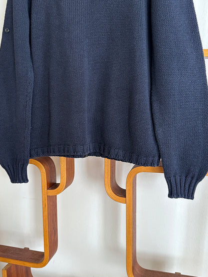 SS'01 Stone Island Cotton Zip Up Jumper